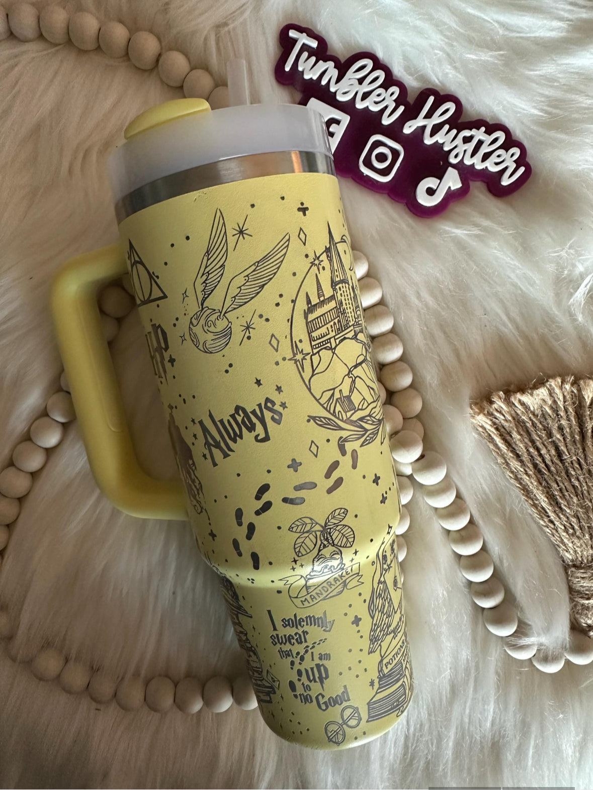 Custom Wizarding Laser Engraved Stanley