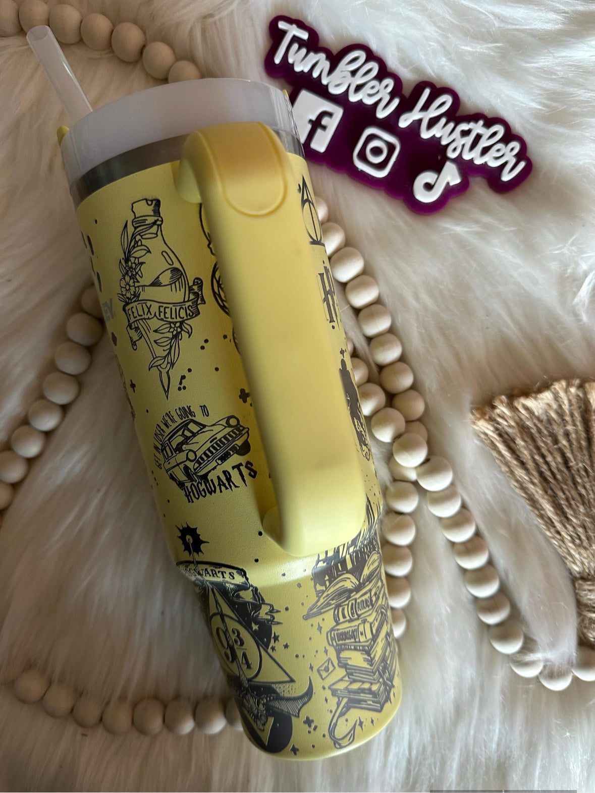 Custom Wizarding Laser Engraved Stanley