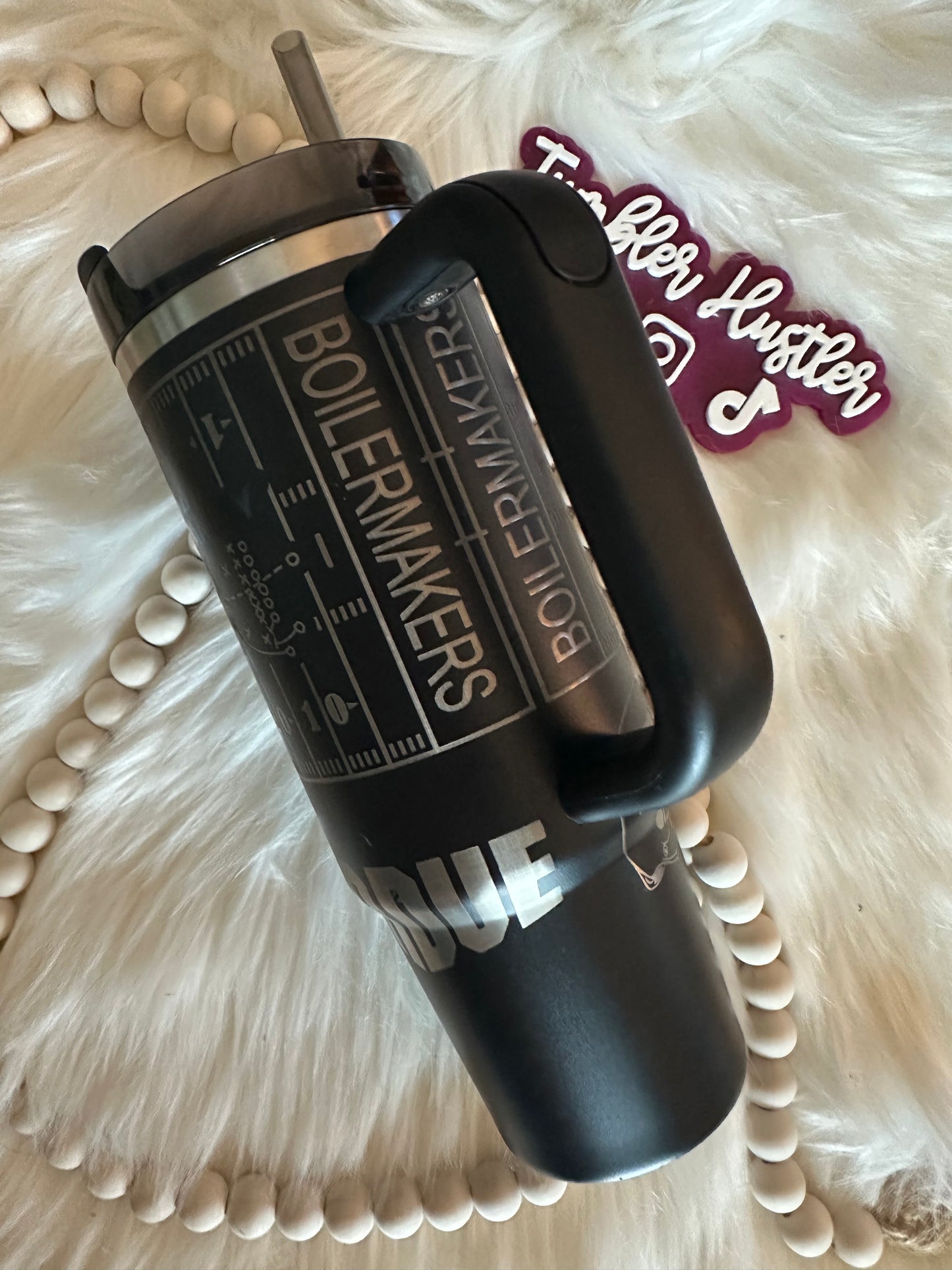 Custom Lafayette Football Team Laser Engraved Stanley