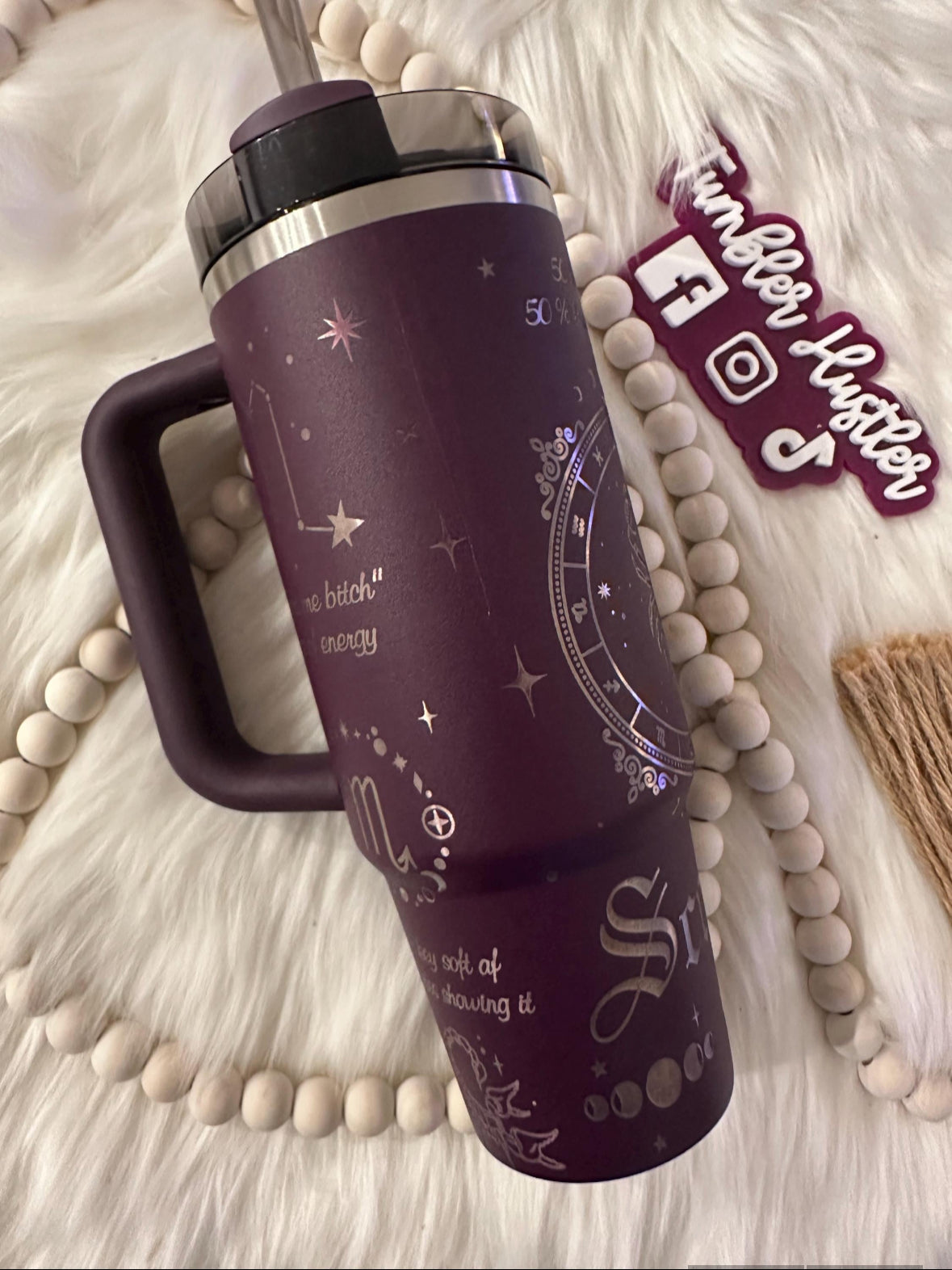 Custom Scorpio Zodiac Laser Engraved Stanley