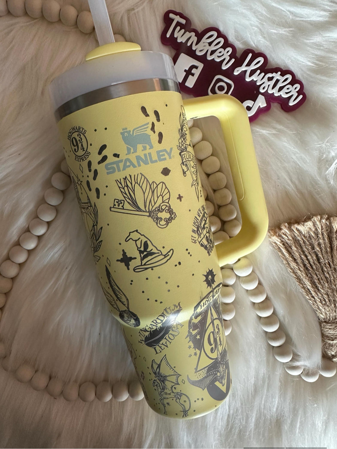 Custom Wizarding Laser Engraved Stanley