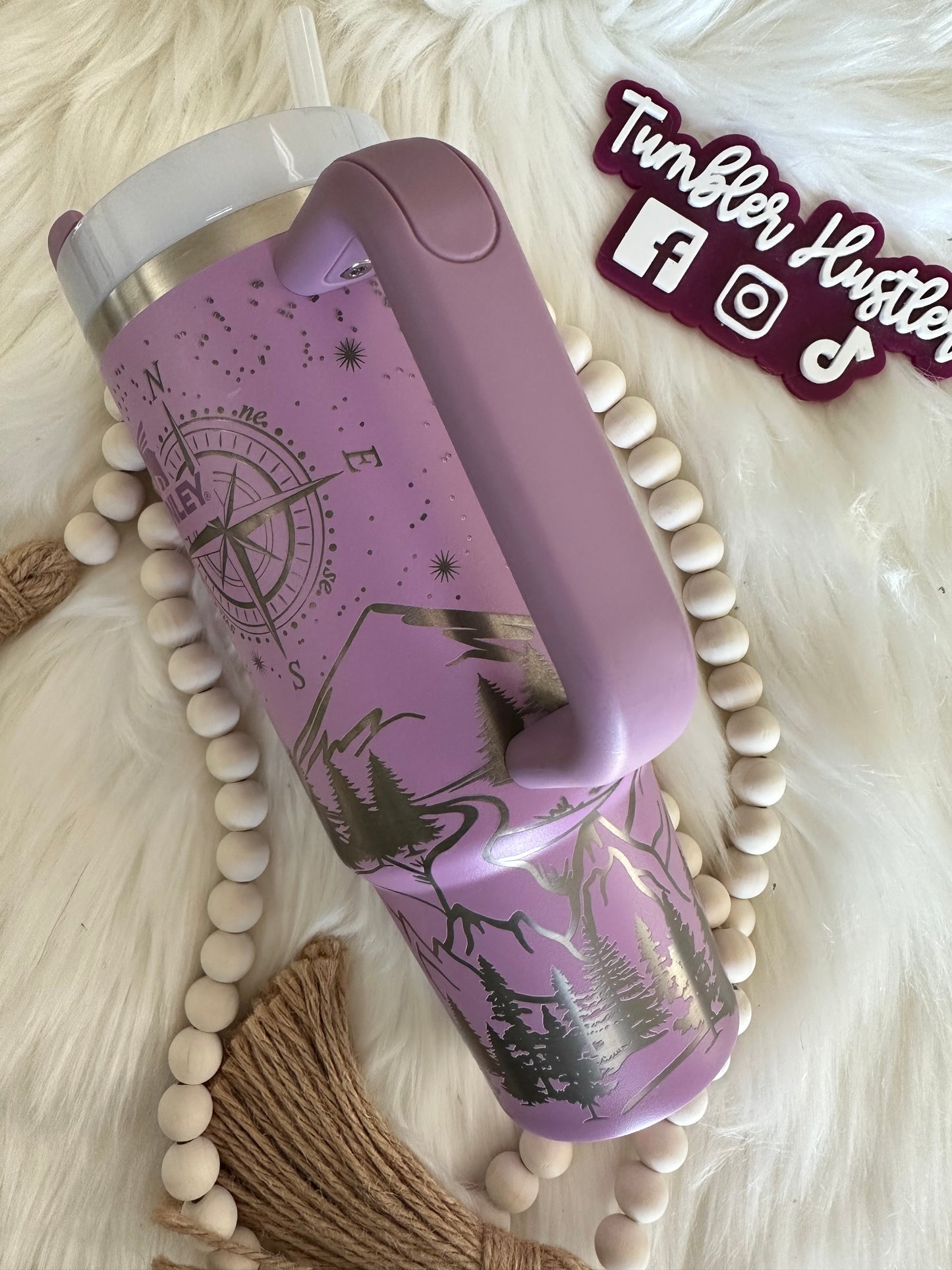 Custom Not All Who Wander Are Lost Laser Engraved Stanley