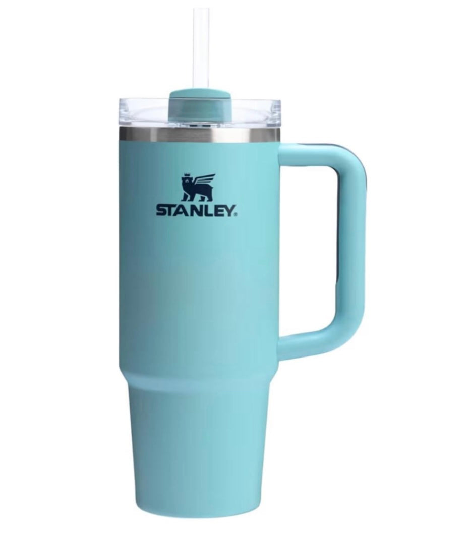 Custom Beach Scene Laser Engraved Stanley