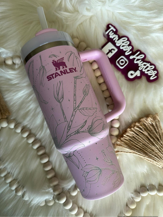 Custom Bohemian Laser Engraved Stanley